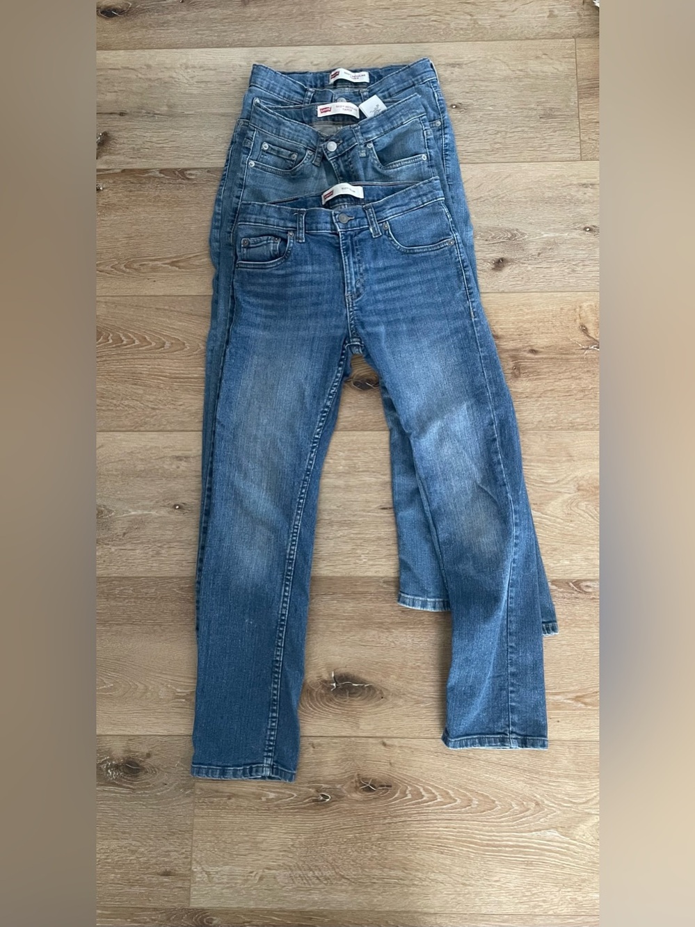 Levis 511 slim, 502 regular taper 12 reg, 3 jeans bundle back to school